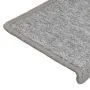 vidaXL Изтривалки за стълби, 30 бр., 65x21x4 см, светлосиви, с правоъгълен кант, снимка 5