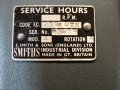 механичен брояч на часове Smiths& Sons Service Hours mod.4 FC.219F57X, снимка 7