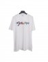 Мъжка тениска Givenchy Живонши 2XL с текст бродерия бяла имитираща, снимка 2