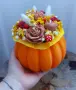 Есенна декорация със соеви свещи , снимка 4