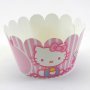 Хелоу Коте Кити Hello Kitty 10 бр кошнички декори украса декорация за мъфини кексчета парти
