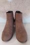 Бежови боти – цвят капучино, велур, № 41, снимка 4