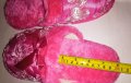 🍓🍓🍓Дамски много красиви нови сатенени пантофи в розово-ЧиСтО НоВи!!!🍓🍓🍓