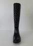 Ccilu - Дамски гумени ботуши Equstrian, черни, размер 38 / стелка 24 см./.          , снимка 5
