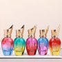 Празни стилни бутилки за отливане на парфюм 30мл/50мл разноцветни готин дизайн, снимка 4