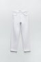 Бял дънков панталон ZARA, снимка 1