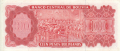 100 песо 1962, Боливия, снимка 2