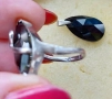 Два броя / Винтидж / сребърен комплект / проба 925 , снимка 13