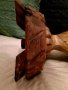 Уникален свещник дърворезба, снимка 11