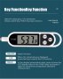 Цифров електронен термометър със сонда за храни и течности от -50 до +300 градуса за мляко вода месо, снимка 5