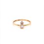 Златен дамски пръстен 0,96гр. размер:56 14кр. проба:585 модел:20055-2, снимка 1 - Пръстени - 42528672
