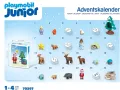 Конструктор Playmobil Адвент календар Снежна Коледа 70297 Коледен календар, снимка 5