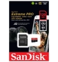 Карта памет SanDisk - Extreme PRO, 128GB, microSDXC, Class10 + адаптер, снимка 1