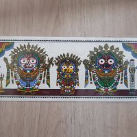 Индийски традиционни ръчно рисувани картини, снимка 3 - Картини - 35820185