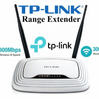 WiFi Рутер TP-Link 300Mbps, снимка 1 - Рутери - 38908758