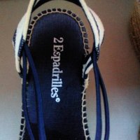 Оригинални еспадрили-сандали 2 Espadrilles, Испания, 39, снимка 4 - Сандали - 41533602