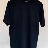 Черна маркова тениска PIERRE CARDIN, снимка 1 - Тениски - 41365156