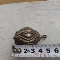 Старо възрожденско голямо сачанено копче от носия накит, снимка 5 - Антикварни и старинни предмети - 41374431