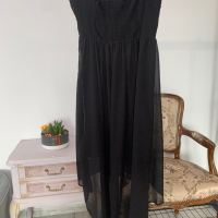Дълга асиметрична рокля на Vero Moda в М размер, снимка 13 - Рокли - 44518778