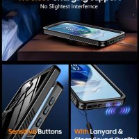 Водоустойчив калъф Oterkin за Samsung Galaxy S24,с вграден протектор на екрана , снимка 4 - Калъфи, кейсове - 44199990