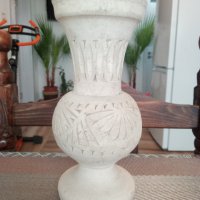 Продавам красива и стара ваза-делва.Ръчна изработка.ФРГ., снимка 13 - Антикварни и старинни предмети - 42412041