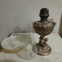 Стара газова лампа, снимка 5 - Други ценни предмети - 44758303