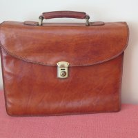 Vintage, Italy,кожена чанта за документи, бизнес чанта, снимка 15 - Чанти - 41204808