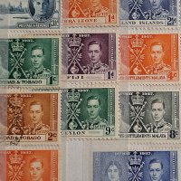 Малка колекция от английски колониални марки., снимка 2 - Филателия - 41410158