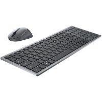2 в 1 Комплект Клавиатура и Мишка Безжични Dell KM7120W 580-AIWM-14 QWERTY компактен дизайн, снимка 1 - Клавиатури и мишки - 41893071