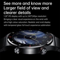 Смарт часовник STELS E84, Водоустойчив, 1.28 инчов HD Full touch, снимка 6 - Смарт часовници - 41687092