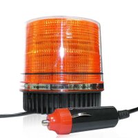 LED Диодна Аварийна Сигнална лампа 52W Маяк Авариен буркан 12V магнит, снимка 3 - Аксесоари и консумативи - 42327008