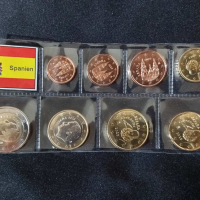 Испания 2023 - Евро Сет - комплектна серия от 1 цент до 2 евро , 8 монети, снимка 1 - Нумизматика и бонистика - 44718207