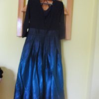 Официална синя рокля, снимка 1 - Рокли - 34362032