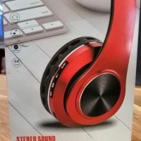 Безжични спортни блутут слушалки ST-39 Червени/Черни, снимка 1 - Bluetooth слушалки - 39060767