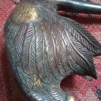Лебед стар бронзов 33956, снимка 5 - Колекции - 38951128