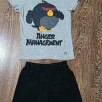 Пижама HM Angry Birds 146/152см-6лв.НАМАЛЕНИЕ, снимка 1 - Детски пижами - 41434269