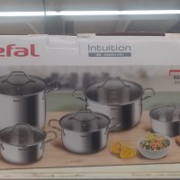 Комплект тенджери INTUITION B864SA74, 10 бр., Tefal / Индукционен комплект съдове за готвене, снимка 2 - Съдове за готвене - 41619684