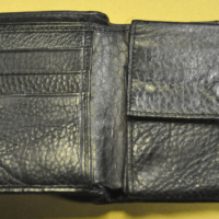 Men's  Genuine High Quality Black Leather Wallet, снимка 7 - Портфейли, портмонета - 44756825