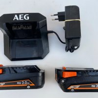 AEG BSB18G4 - Ударен винтоверт 2х18V 2.0Ah 2021г., снимка 6 - Винтоверти - 41476902