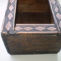 Стара кутия за часовник с интарзия, снимка 2 - Други ценни предмети - 41842943