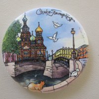 Автентичен магнит от Санкт Петербург, Русия, снимка 2 - Колекции - 44281004