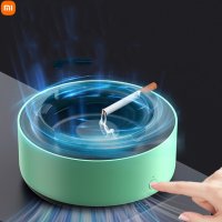 Бездимен пепелник с директно засмукване 360-градусов пречиствател на въздух с отрицателни йони, снимка 9 - Аксесоари и консумативи - 41384341
