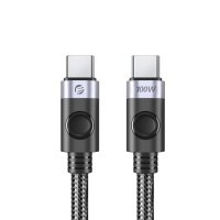 Orico кабел Cable USB C-to-C PD 100W Charging 1.5m Black - C2CZ-BK-15 - 24 месеца гаранция, снимка 4 - Кабели и адаптери - 41291662