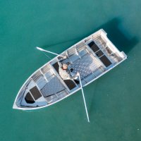 Алуминиевa рибарска лодкa 4.7м идеална за риболов, снимка 1 - Воден транспорт - 41393887