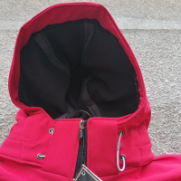 Продавам ново червено мъжко яке пролет - есен софт шел уиндстопър The North Face , снимка 3 - Якета - 44743502
