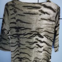 Блузка с ламе, снимка 1 - Блузи с дълъг ръкав и пуловери - 34129646