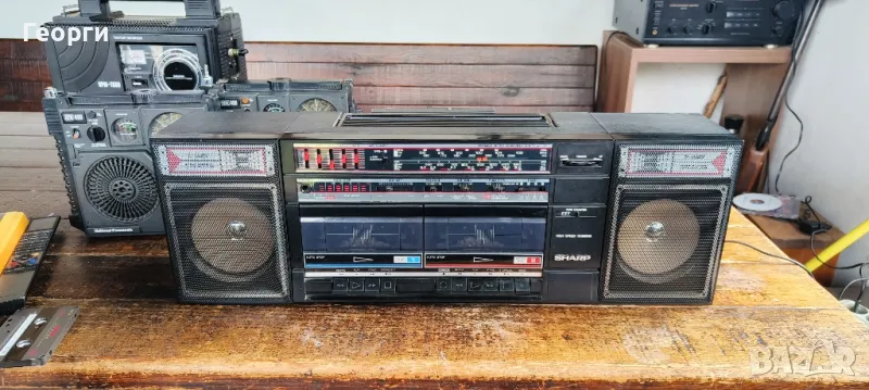Радиокасетофон Sharp WF-372H(BK), снимка 1