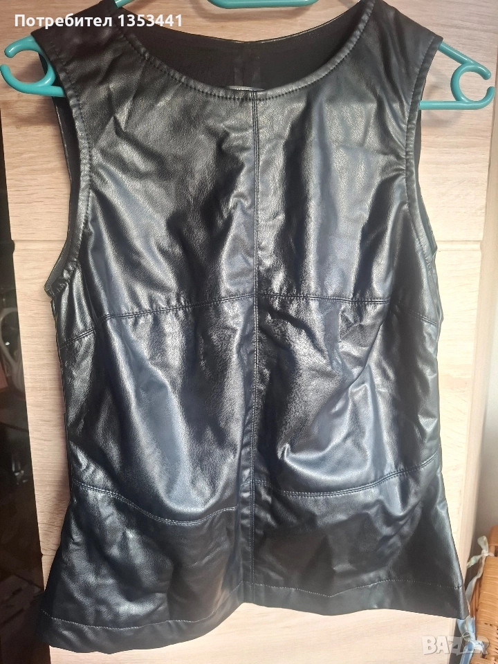 кожен топ на алесса, снимка 1