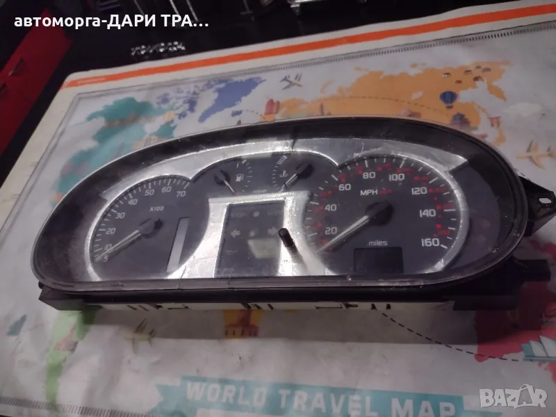 Табло уредно (километраж)за Рено Сценик 2001г.За Автоматик, снимка 1