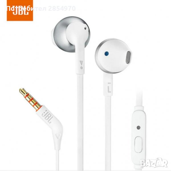 JBL T205  In-ear Слушалки 3,5mm jack, снимка 1